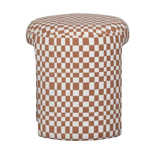 Oranžen oblazinjen stolček Charlie – WOOOD-image-3