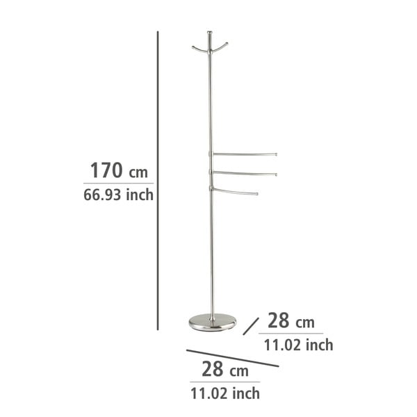 Stojalo za brisače in kopalne plašče Wenko Adiamo-image-2