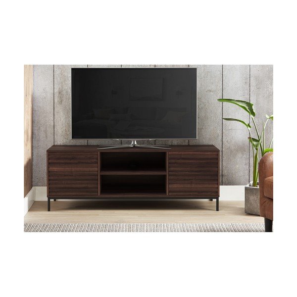 TV omarica iz orehovega dekorja v naravni barvi 140x50 cm Celine - Støraa -image-3
