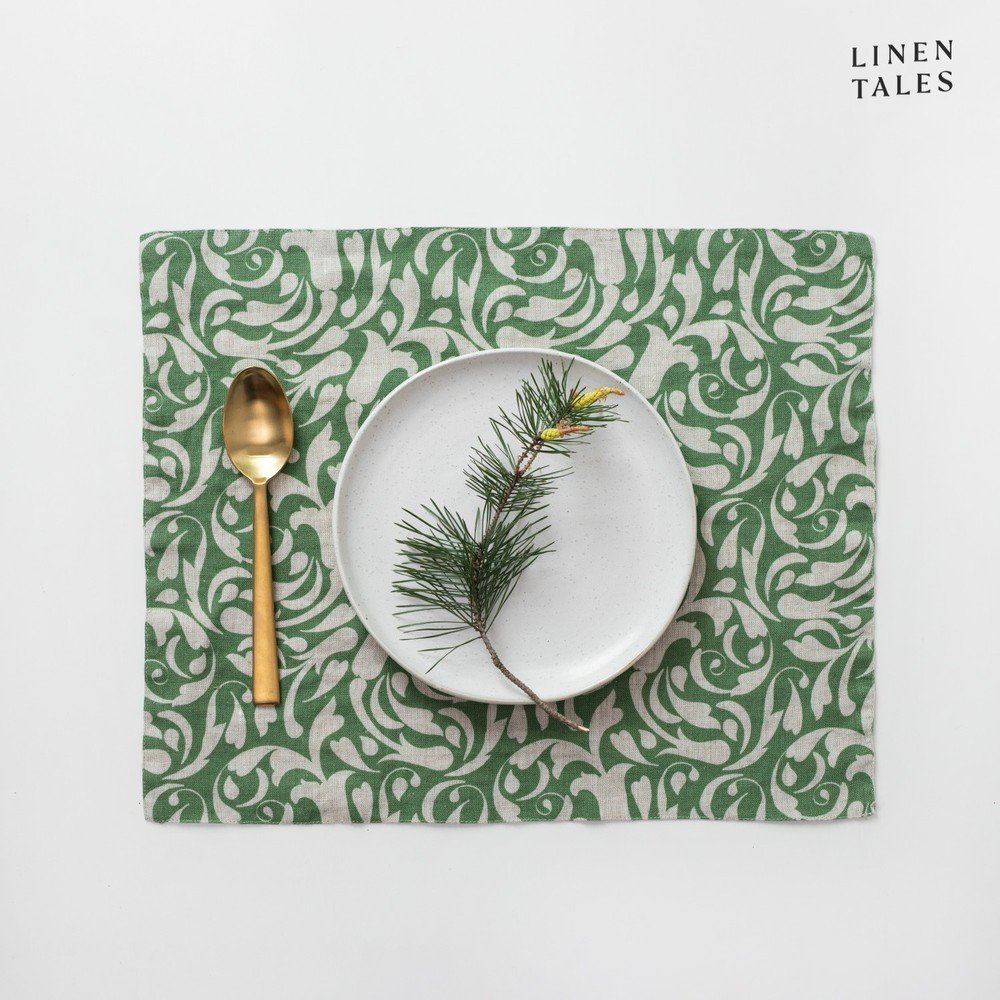 Lanen pogrinjek 35x45 cm Evergreen Damask
