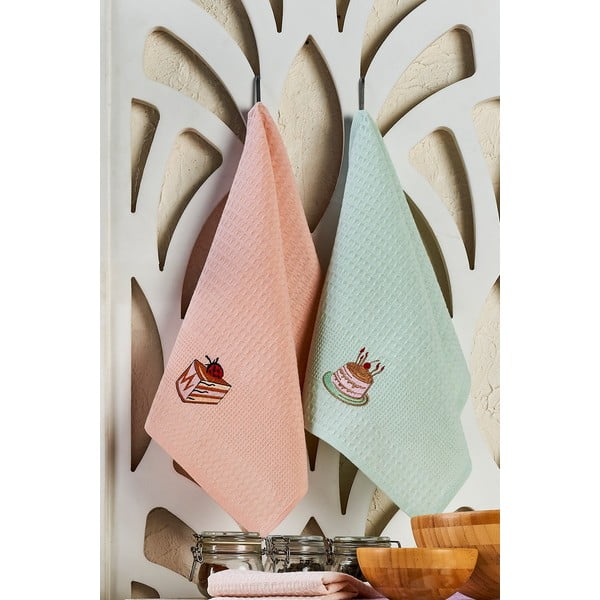 Bombažne kuhinjske krpe v kompletu 6 ks 40x60 cm Cake – Foutastic-image-2