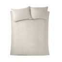 Kremno bela žametna podaljšana posteljnina za zakonsko posteljo 230x220 cm Kingsley – Catherine Lansfield