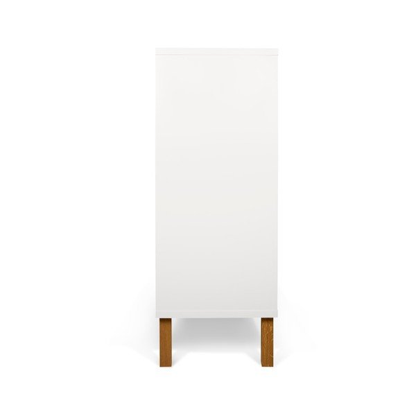 Bela visoka komoda TemaHome Niche Pattern-image-2