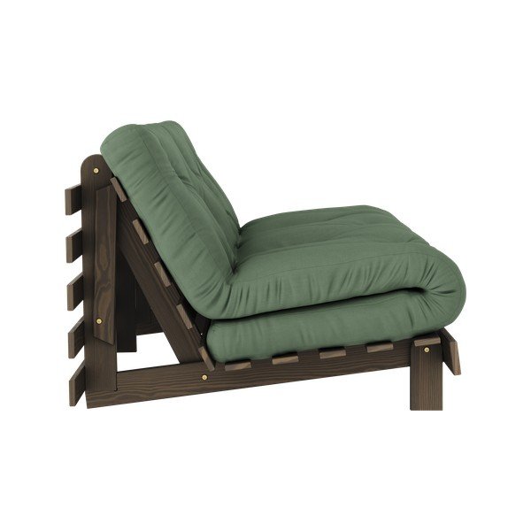 Zelena raztegljiva sedežna garnitura 160 cm Roots – Karup Design-image-4