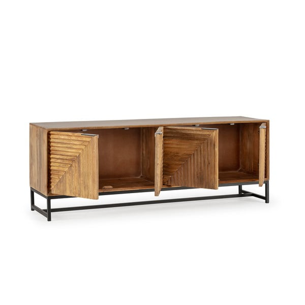 TV omarica iz masivnega manga v naravni barvi 160x58x40 cm Nereida – MOME-image-3