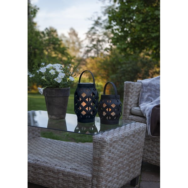 Črna svetilka Star Trading Flame Lantern, 14 x 16 cm-image-4