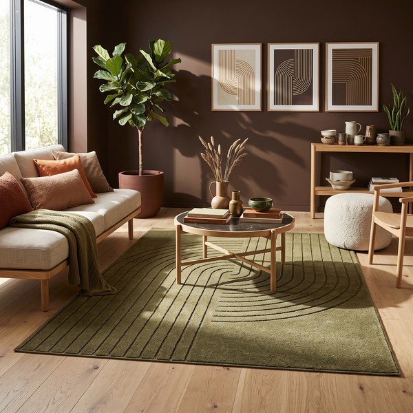 Zelena preproga 200x290 cm Solace – ESTE-image-3