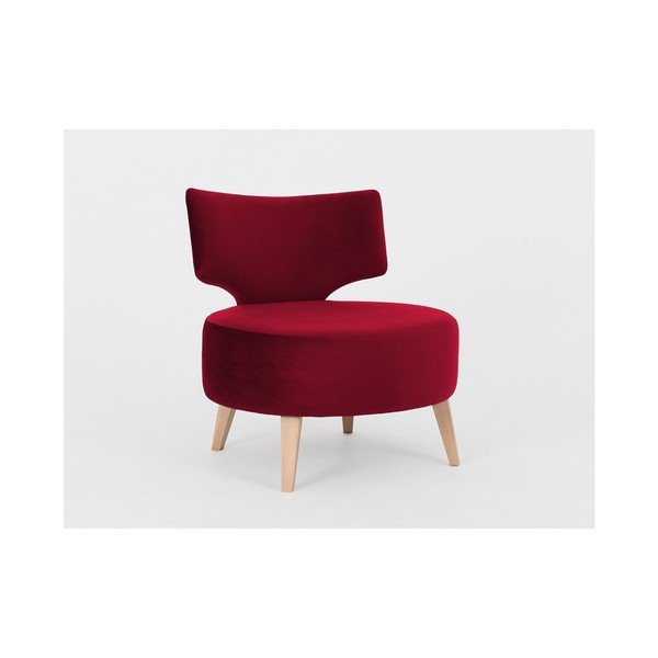 Temno rdeča oblika po meri Flippin Armchair-image-1