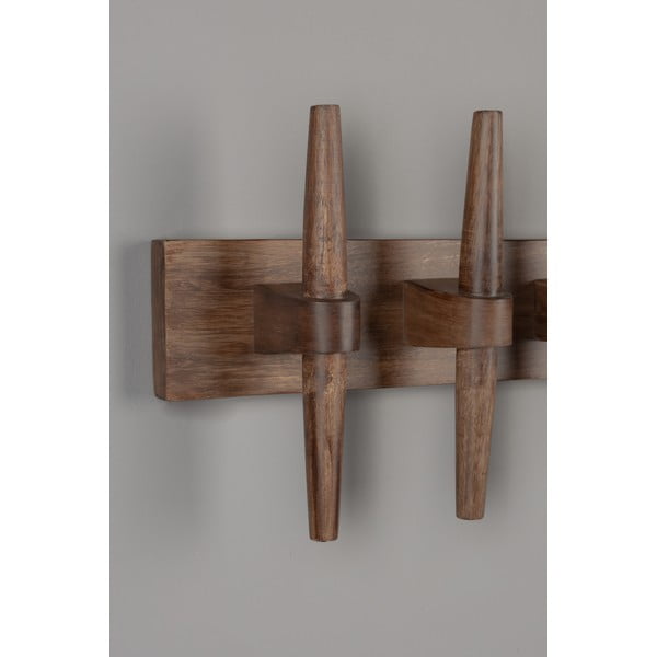 Stenski obešalnik iz masivnega manga v naravni barvi Jakub – Dutchbone-image-2