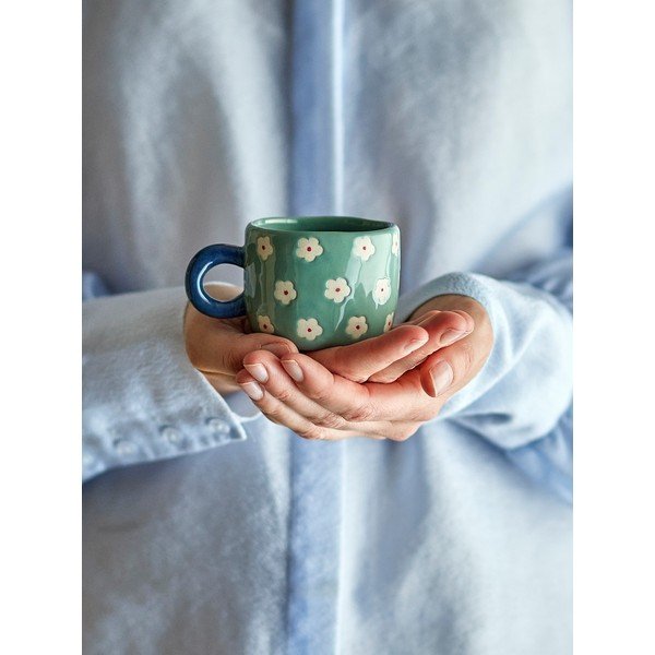 Svetlo modra keramična otroška skodelica 110 ml Nini – Bloomingville-image-2