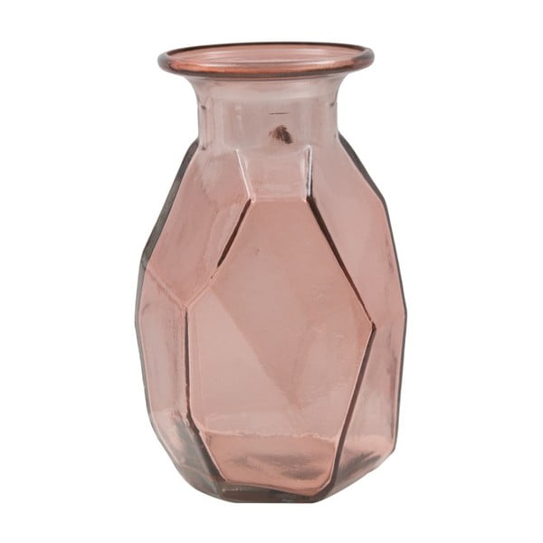 Roza vaza iz recikliranega stekla Mauro Ferretti Ambra, ⌀ 9 cm