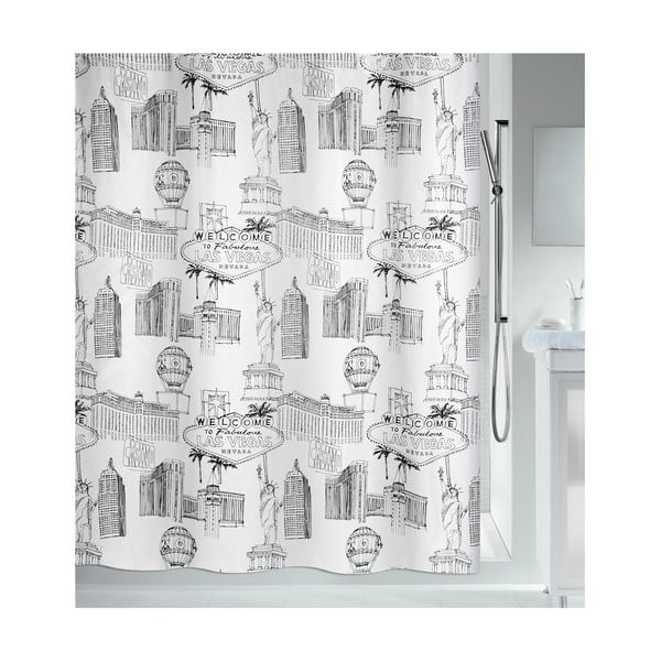 Zavesa za tuš 180x200 cm Vegas – Spirella