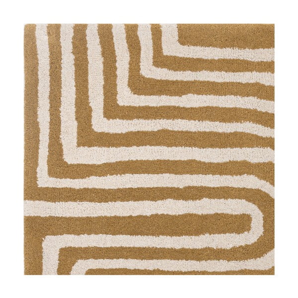 Oker rumena volnena preproga 120x170 cm Reef – Asiatic Carpets-image-4