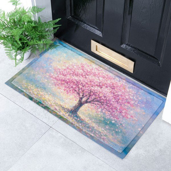 Predpražnik iz PVC-ja 40x70 cm Blossom Tree – Artsy Doormats-image-1