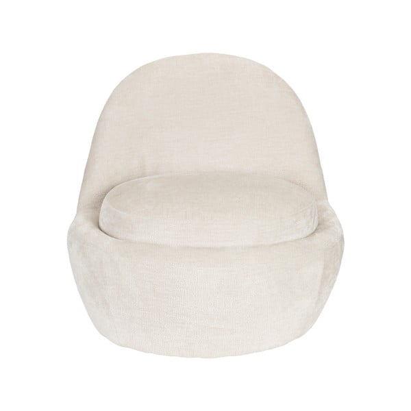 Kremno bel fotelj Nash – White Label-image-2