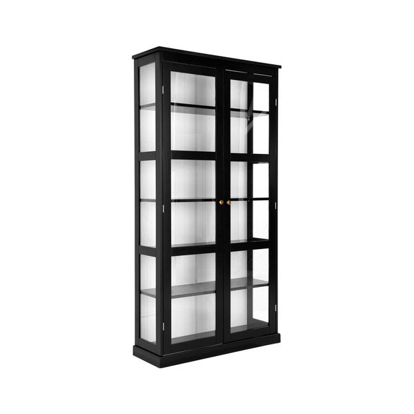 Črna vitrina iz MDF plošč 98x193x34 cm Wilma – Ellos Home