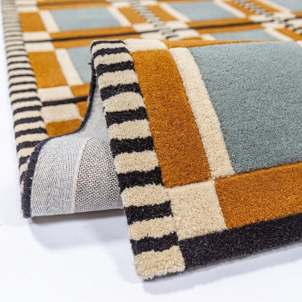 Ročno tkana volnena preproga 140x200 cm Quadro Wool – Flair Rugs-image-2