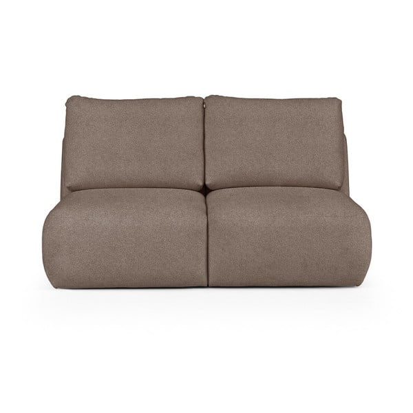 Rjava sedežna garnitura iz tkanine bouclé 164 cm Mirel – Rodier