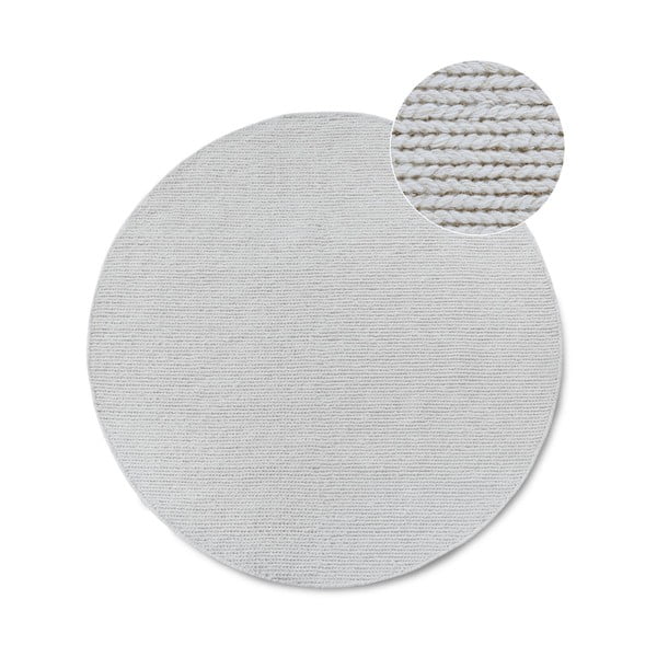 Bela ročno tkana volnena okrogla preproga ø 160 cm Francois – Villeroy&Boch