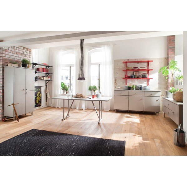 Rdeča stenska polica Tenzo Grain-image-1