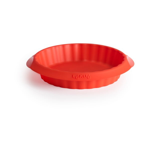 Rdeč silikonski model za kolač Lékué, ⌀ 12 cm