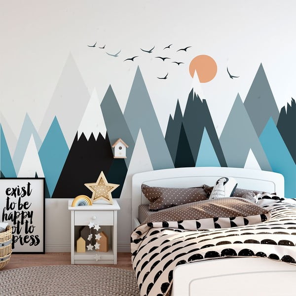 Stenska nalepka Ambiance Giant Kid Sticker Scandinavian Mountains Parka-image-3