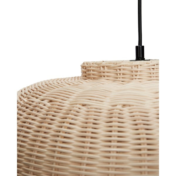 Viseča svetilka v naravni barvi ø 45 cm Chand – Hübsch-image-1