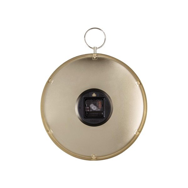 Črna kovinska stenska ura Karlsson Hook, ø 34 cm-image-2