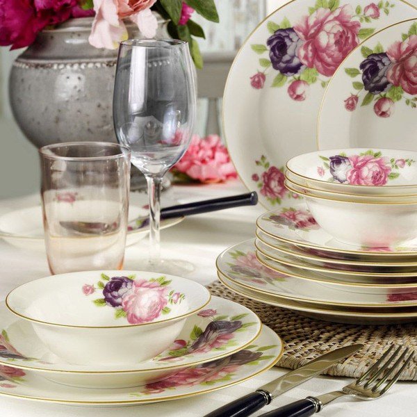 24-delni porcelanast jedilni servis Kutahya Summer-image-3