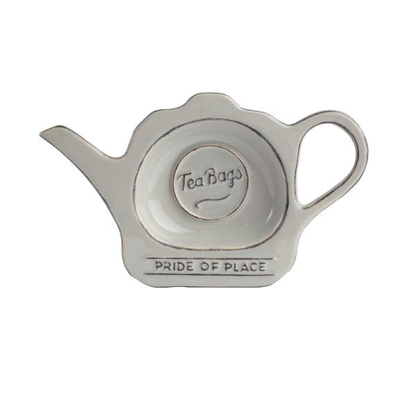T&G Woodware Pride of Place sivo keramično držalo za čajne vrečke