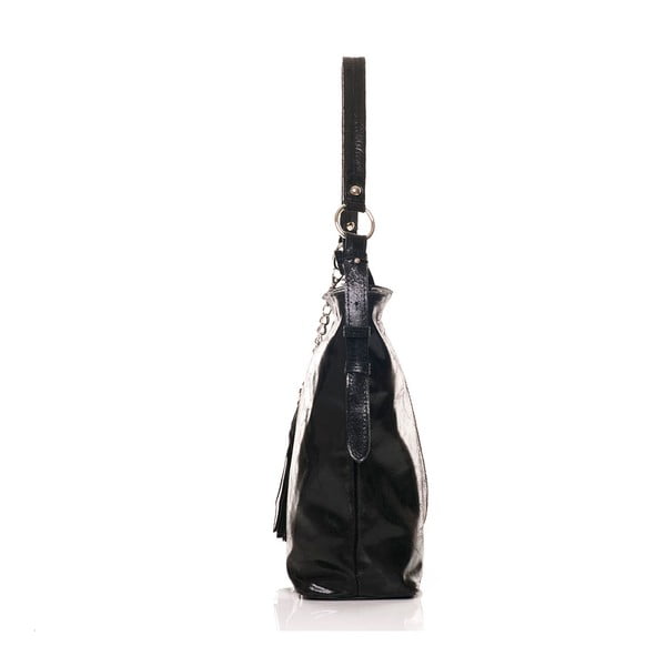 Usnjena torbica Hobo Black-image-1