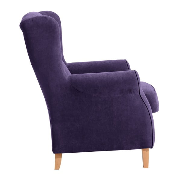 Vijoličen fotelj Max Winzer Lorris-image-3