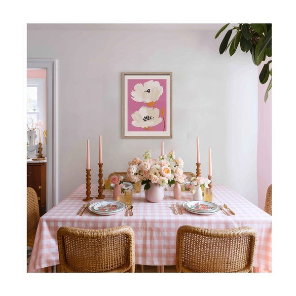 Tiskana slika z okvirjem 30x40 cm Peony Bloom – Styler-image-1