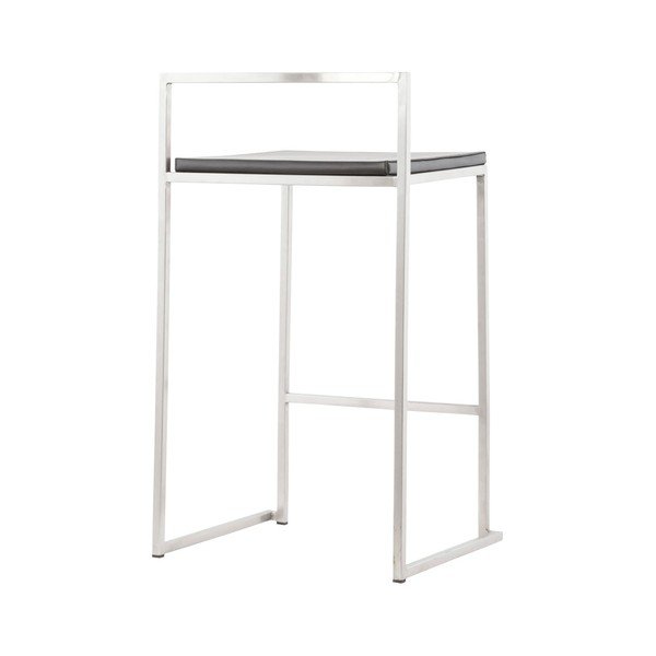 Barski stol s črnim sedežem Kokoon Meto, višina sedeža 65 cm-image-1