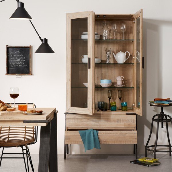 Vitrina z 2 predaloma Kave Home Disset-image-4