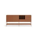 Opečnato oranžna komoda 220x98x45 cm Platt – Teulat
