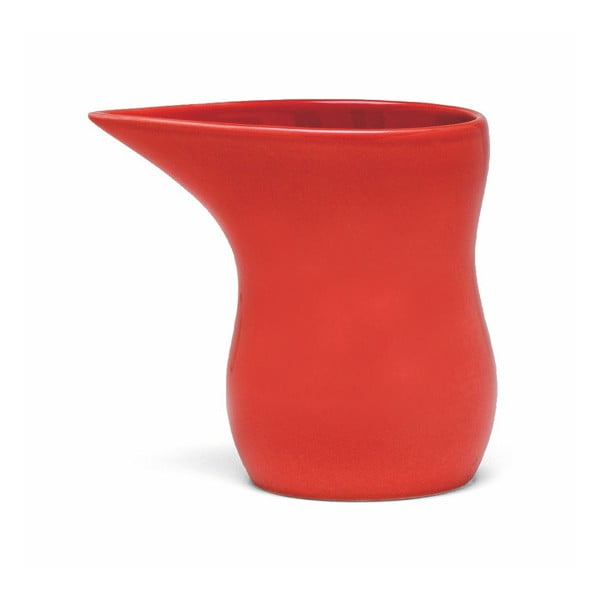 Lonček za mleko iz rdeče keramike Kähler Design Ursula, 280 ml