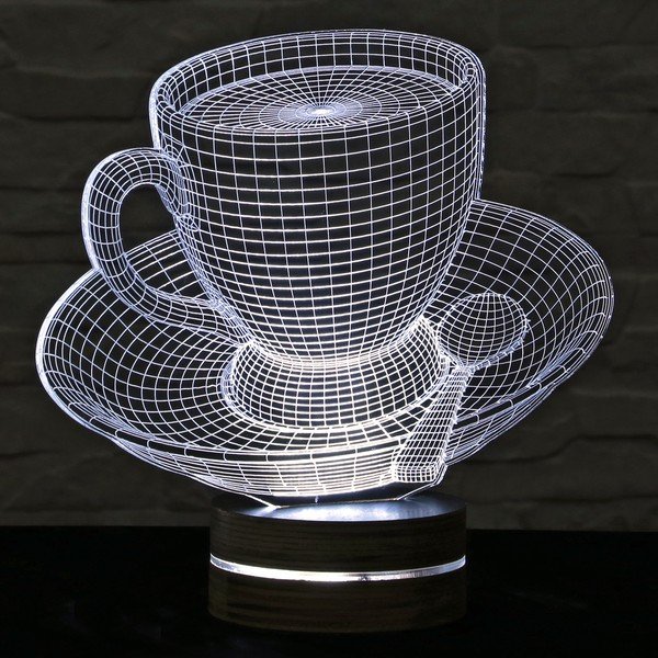 3D namizna svetilka Skodelica čaja-image-2