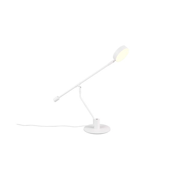 Mat bela LED namizna svetilka z upogljivo konstrukcijo (višina 64 cm) Manduro – Trio-image-4