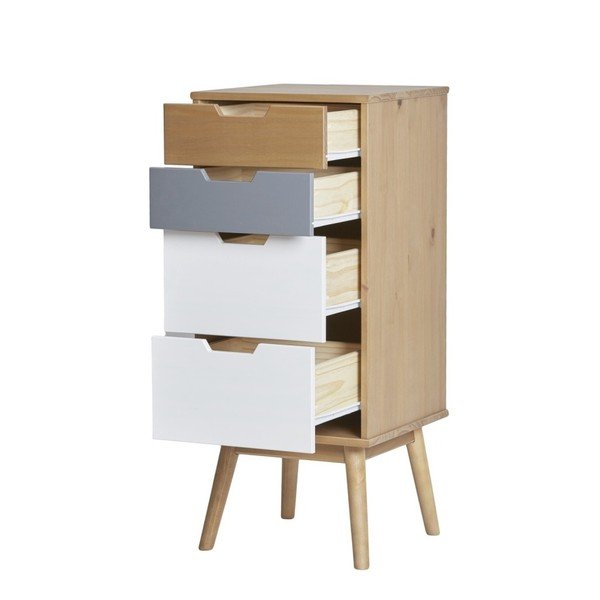 Komoda iz masivnega borovega lesa Marckeric Cusco, širina 40 cm-image-3