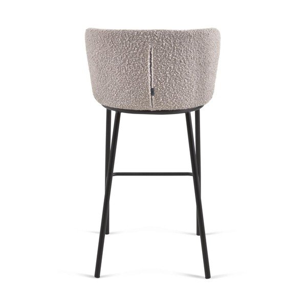 Svetlo siv barski stol (višina sedeža 75 cm) Ciselia – Kave Home-image-4