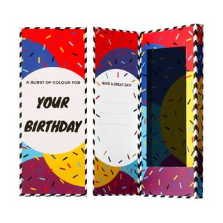 Darilna škatla za nogavice Ballonet Happy Birthday Gift Box