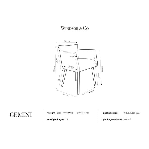 Žametni stol Windsor & Co Zofe Gemini-image-3