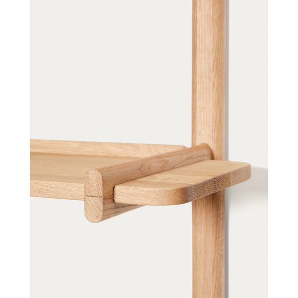 Sistem modularnih polic iz masivnega hrasta v naravni barvi 110x202 cm Sitra – Kave Home-image-2