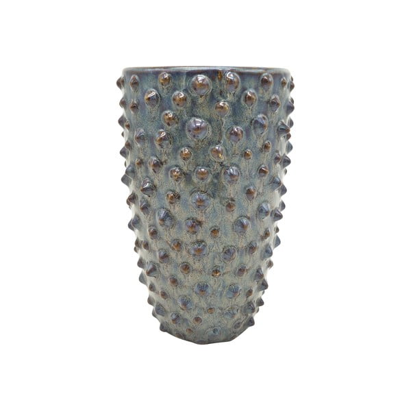 Siva keramična vaza PT LIVING Spotted, višina 25 cm