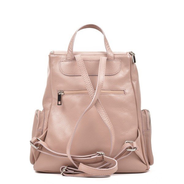 Roza usnjen nahrbtnik Luisa Vannini Kuhma-image-4