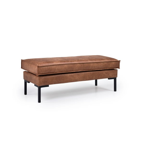 Rjav tabure v imitaciji usnja Scandic Rate-image-2