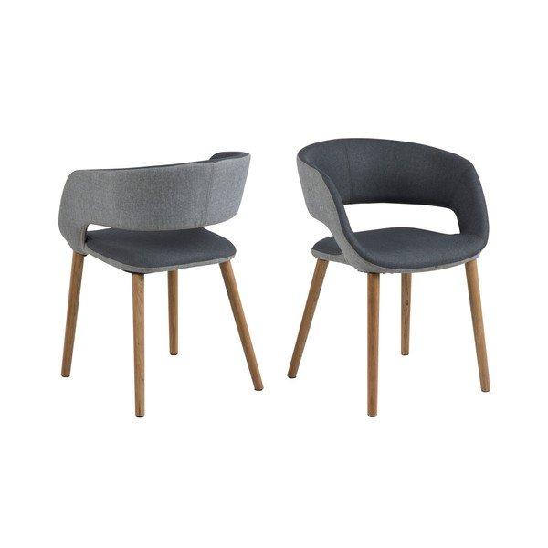 Antracitno siv jedilni stol Actona Greta-image-3