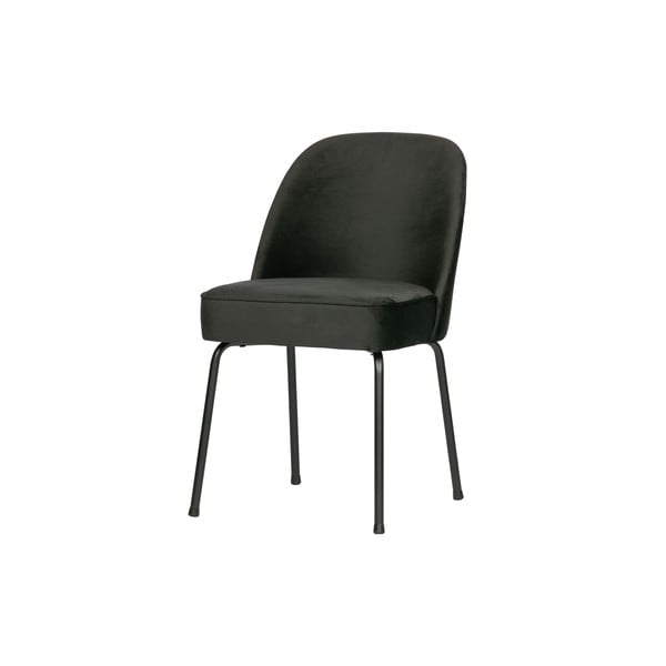 Črni žametni jedilni stoli v kompletu 2 ks Vogue – WOOOD-image-2