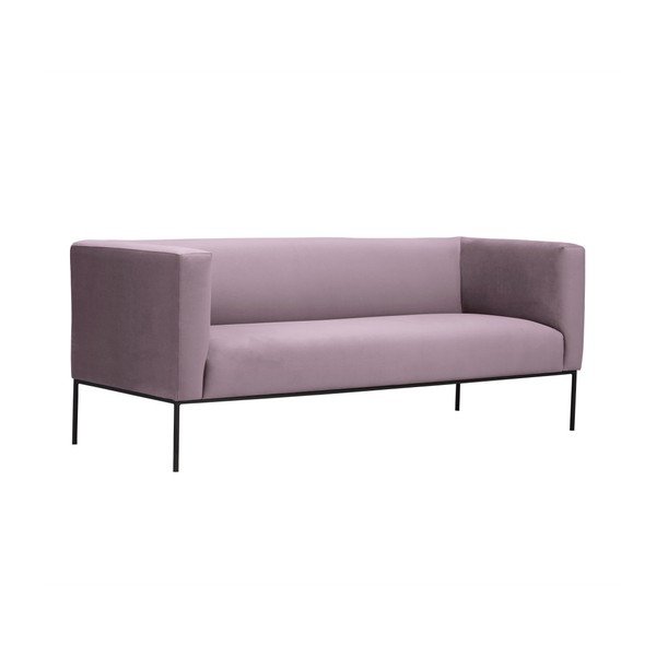 Roza žametna zofa Windsor & Co Sofas Neptune, 195 cm-image-2